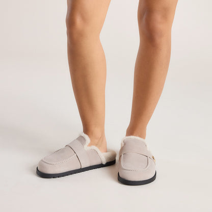Lounge Amara Mules - Light Grey