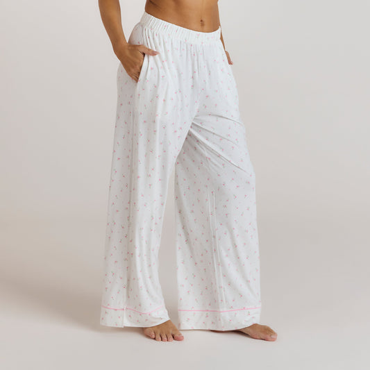 Lounge Modal Pajama Pants - Floral Print