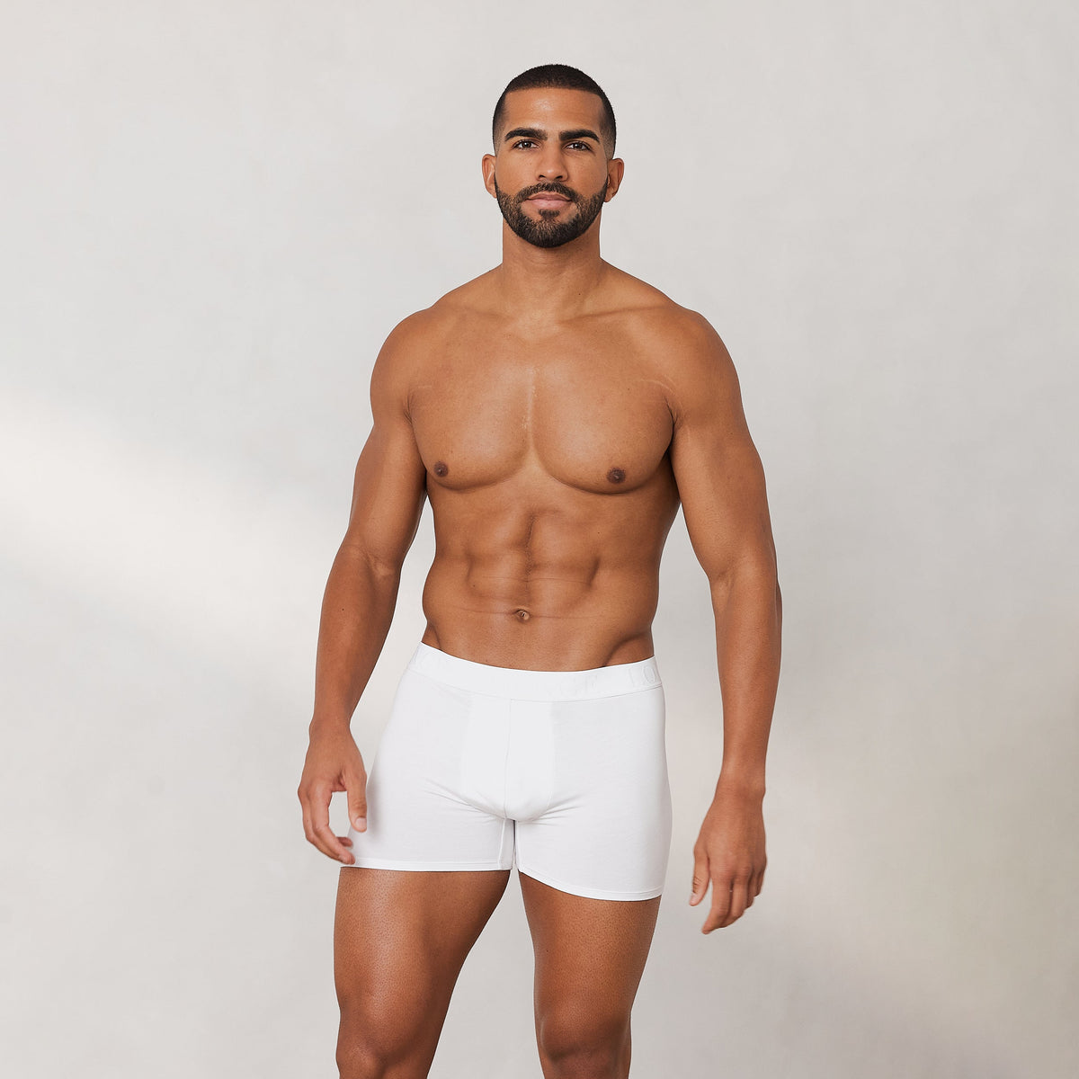Lounge Men's Luxe Boxers (3 Pack) - White