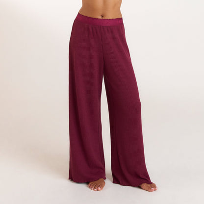 Lounge Soft Waffle Pajama Pants - Berry