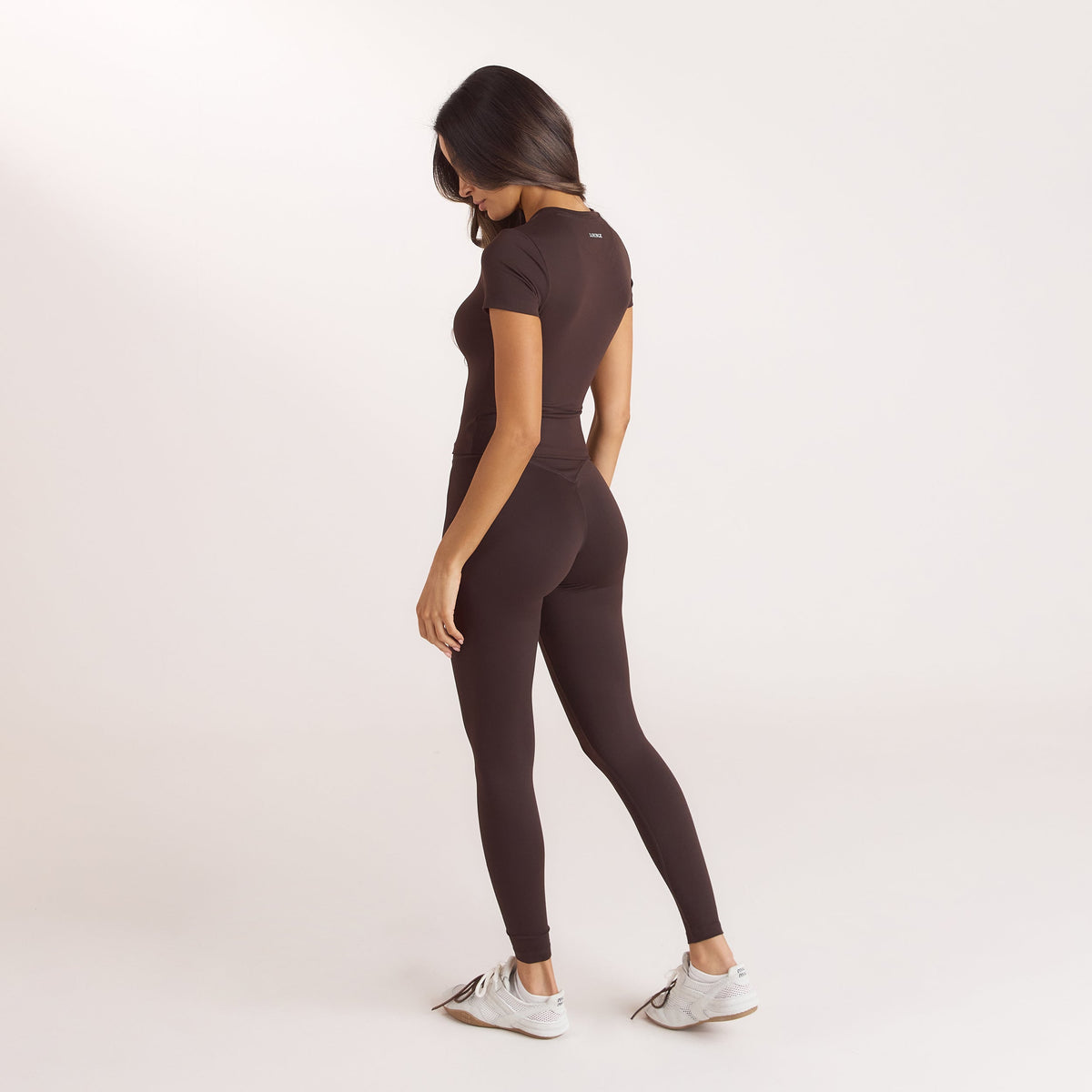 Lounge Classic Fitted Top - Coffee Bean