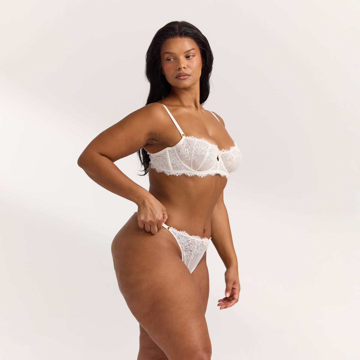 Lounge Tempt Balcony Bra - Cream