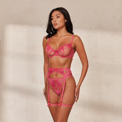 Lounge Florence Intimates Bra (Set) - Hot Pink