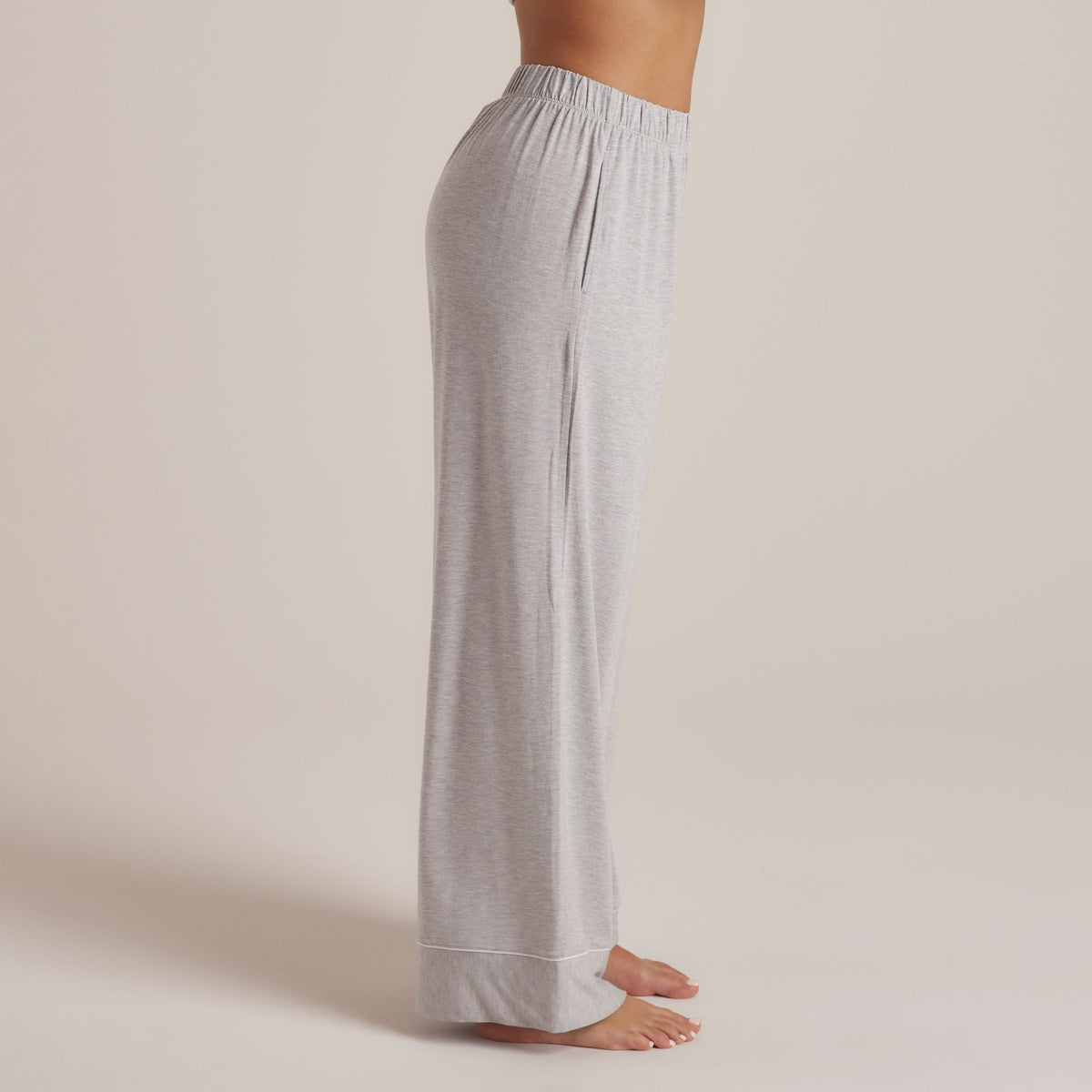 Lounge Modal Pajama Pants - Grey Marl
