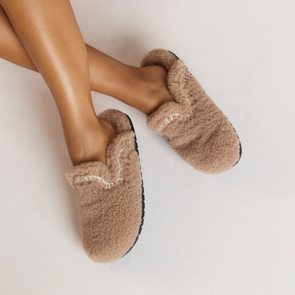 Lounge Anya Mule Slippers - Mink