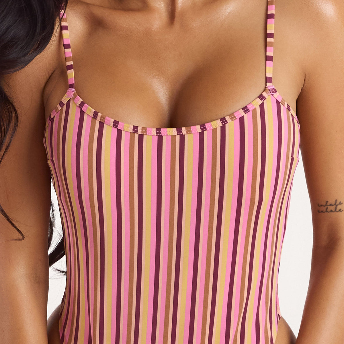 Lounge Sunstripe Swimsuit - Retro Stripe