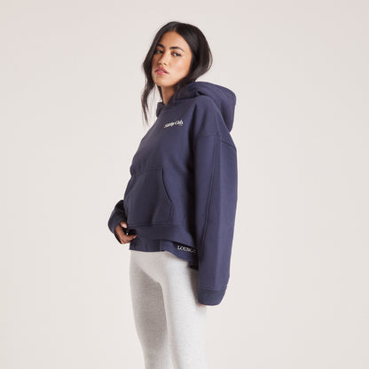 Lounge Boxy Hoodie - Ink Blue