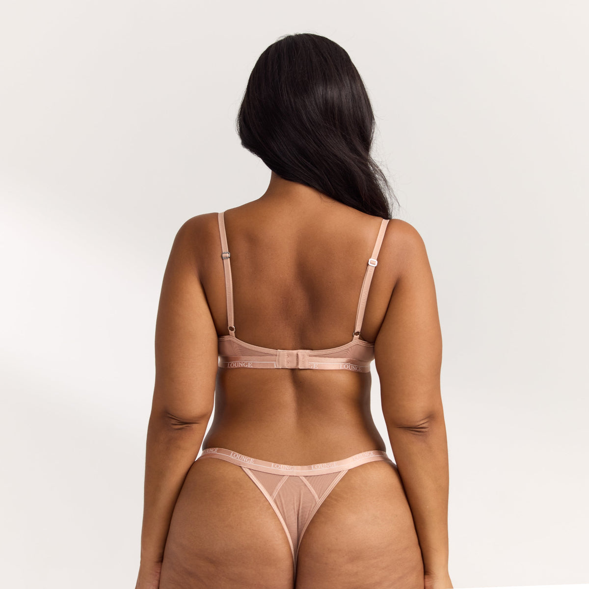 Lounge Blossom Balcony Bra - Dusty Rose