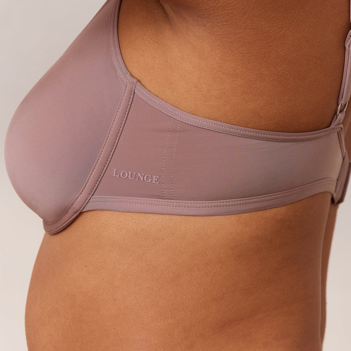 Lounge Barely There Plunge Bra - Mauve