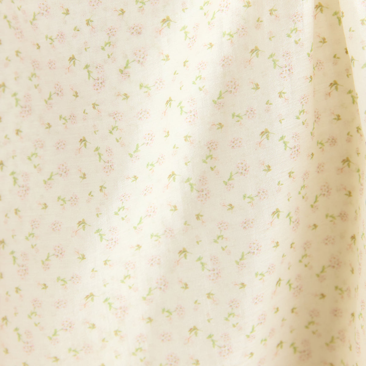 Lounge Wrap Detail Mini Dress - Cream Floral