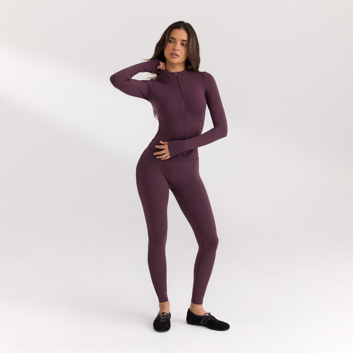 Lounge ContourSoft™ Classic Leggings - Cherry Lacquer
