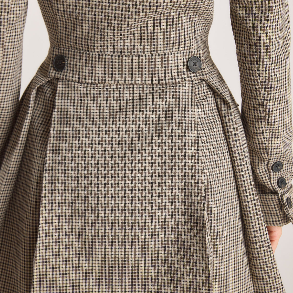 Lounge Houndstooth Blazer Dress - Brown