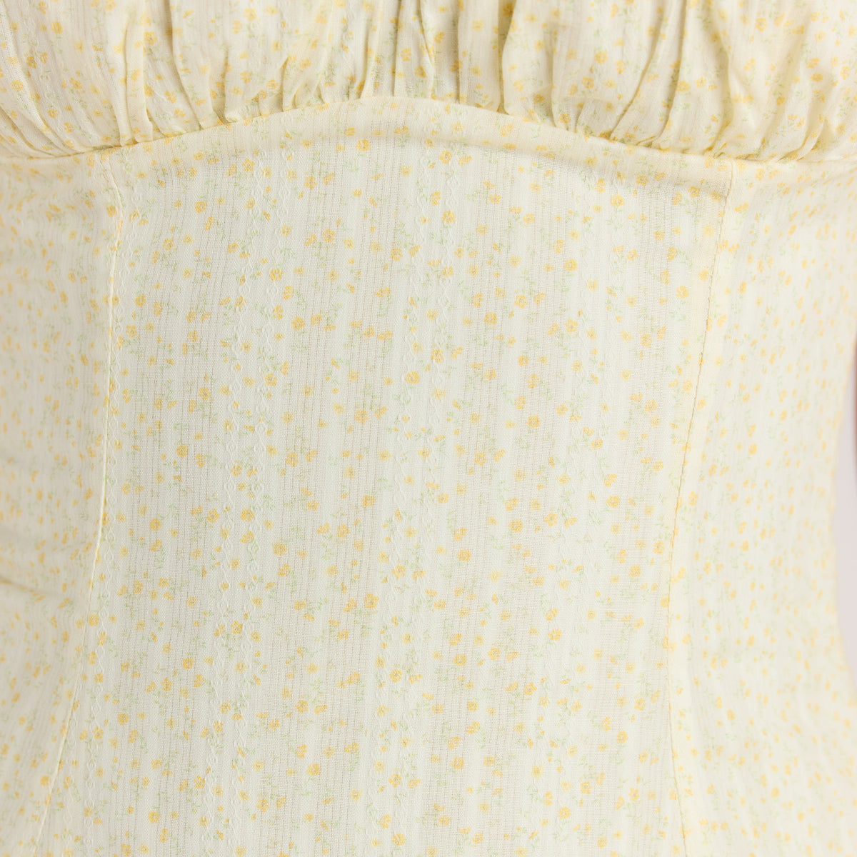 Lounge Corset Back Mini Dress - Lemon Floral