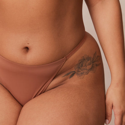 Lounge Light Non-wire Plunge T-shirt Bra  - Mocha