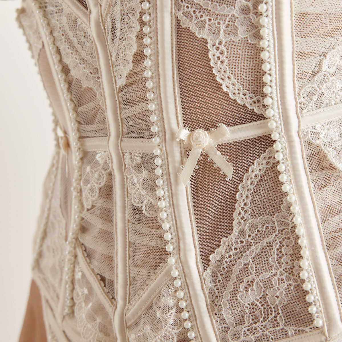 Lounge Christina Intimates Corset (Set) - Ivory
