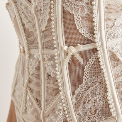 Lounge Christina Intimates Corset (Set) - Ivory