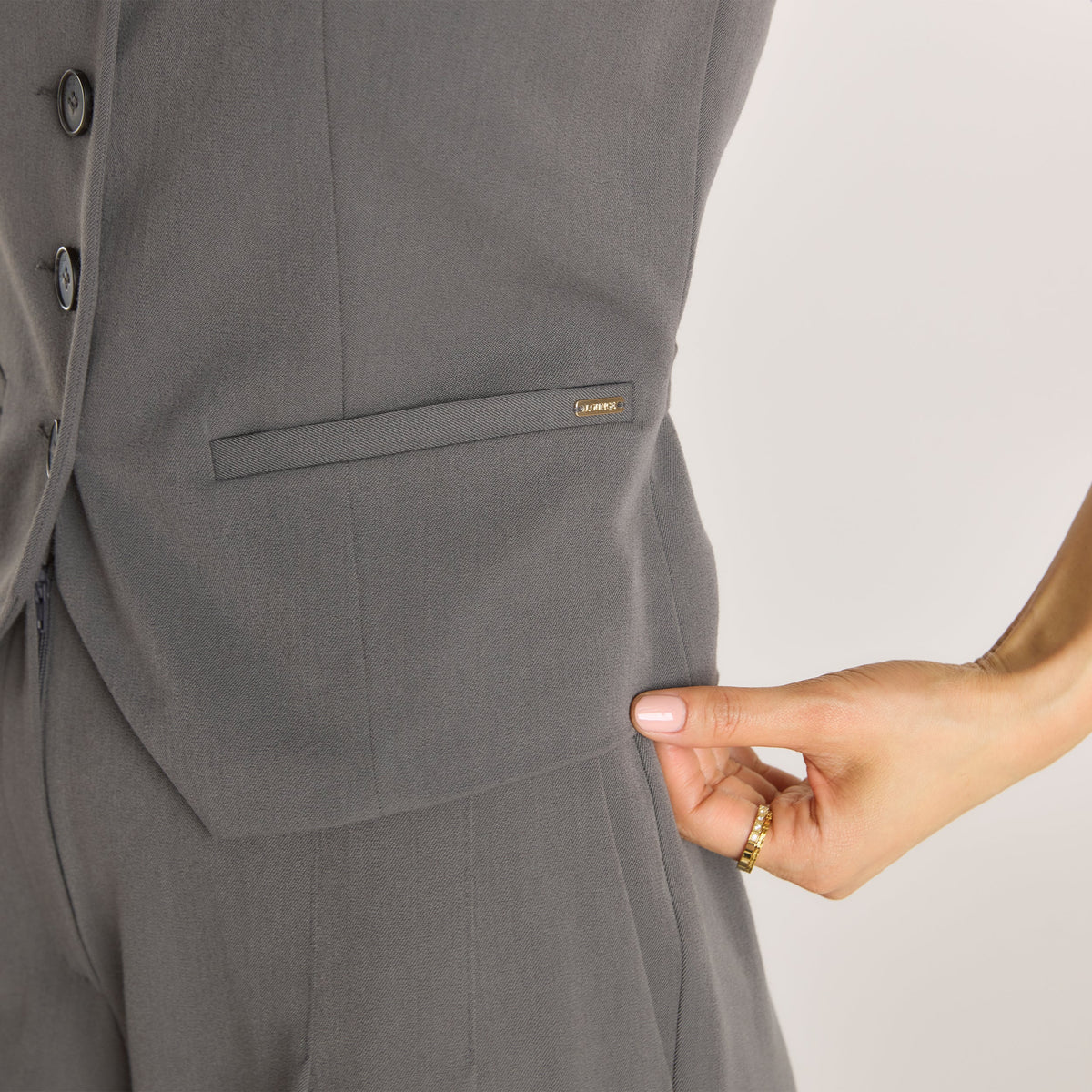 Lounge Tailored Waistcoat - Charcoal