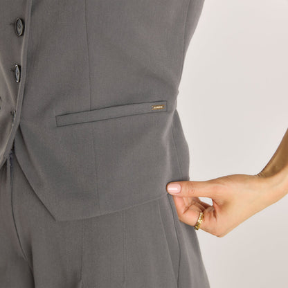 Lounge Tailored Waistcoat - Charcoal