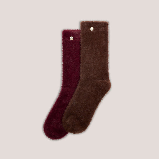Lounge Fluffy Socks - Multi