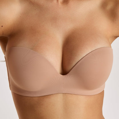 Lounge Wired Strapless Bra - Honey