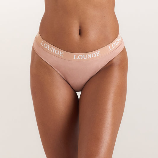 Lounge Bamboo Nurture Brazilian Briefs - Honey