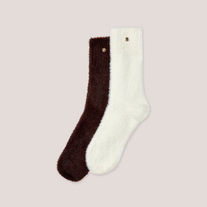 Lounge Ribbed Fluffy Socks - Multi
