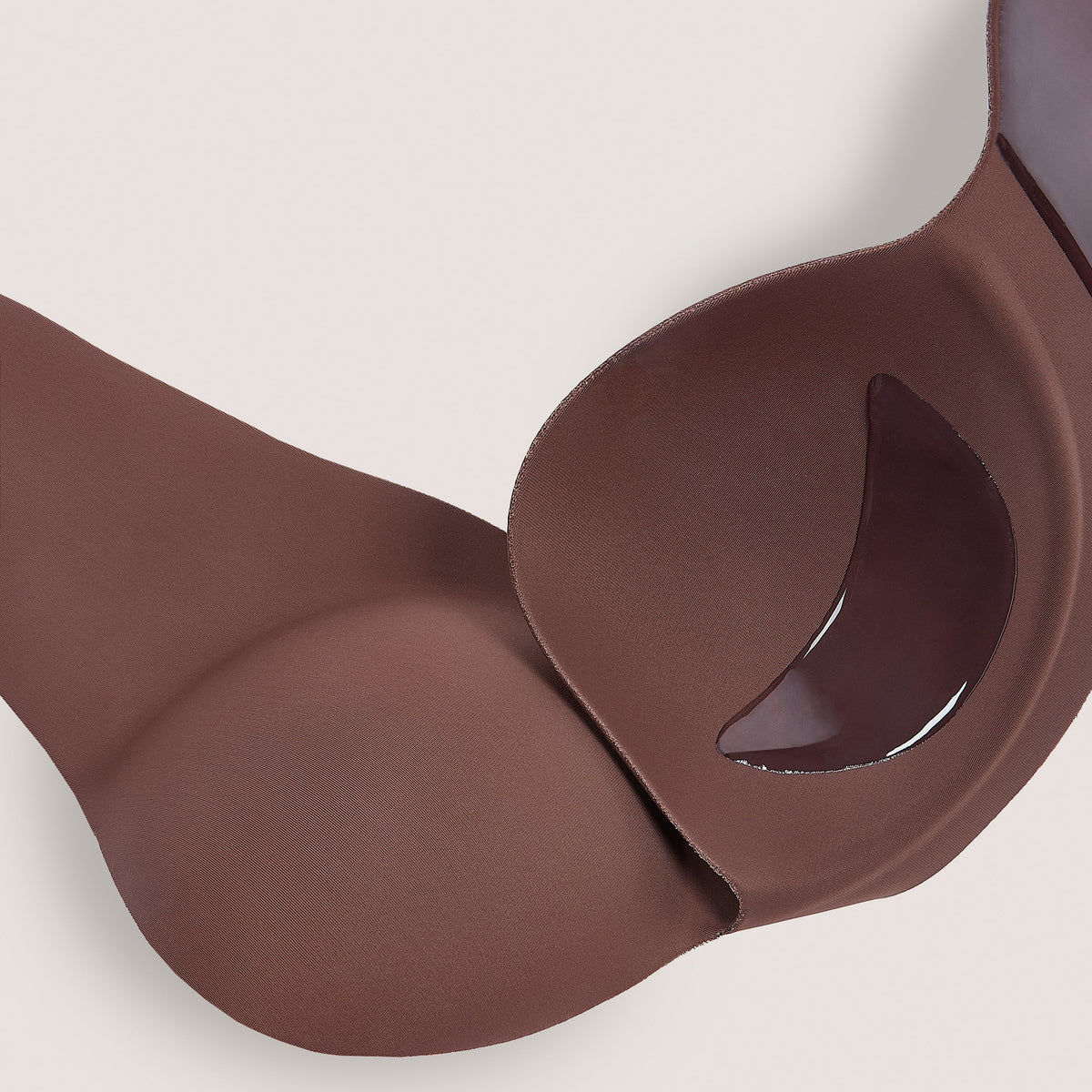 Lounge Stick-On Push-Up Bra - Mocha