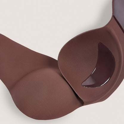 Lounge Stick-On Push-Up Bra - Mocha